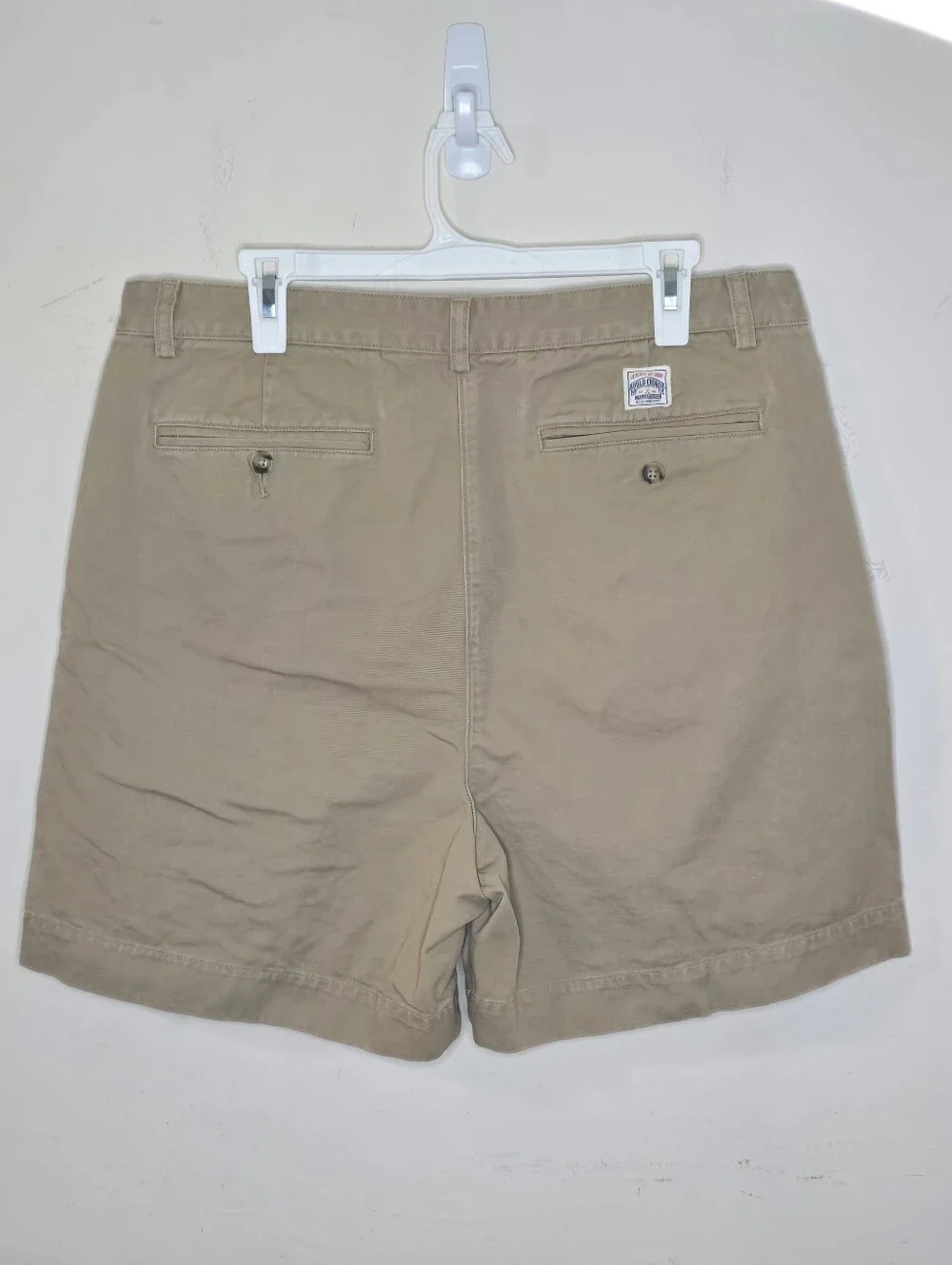 Polo Ralph Lauren Polo Chino Shorts Men's Size 34 Khaki Pleated 100% Cotton